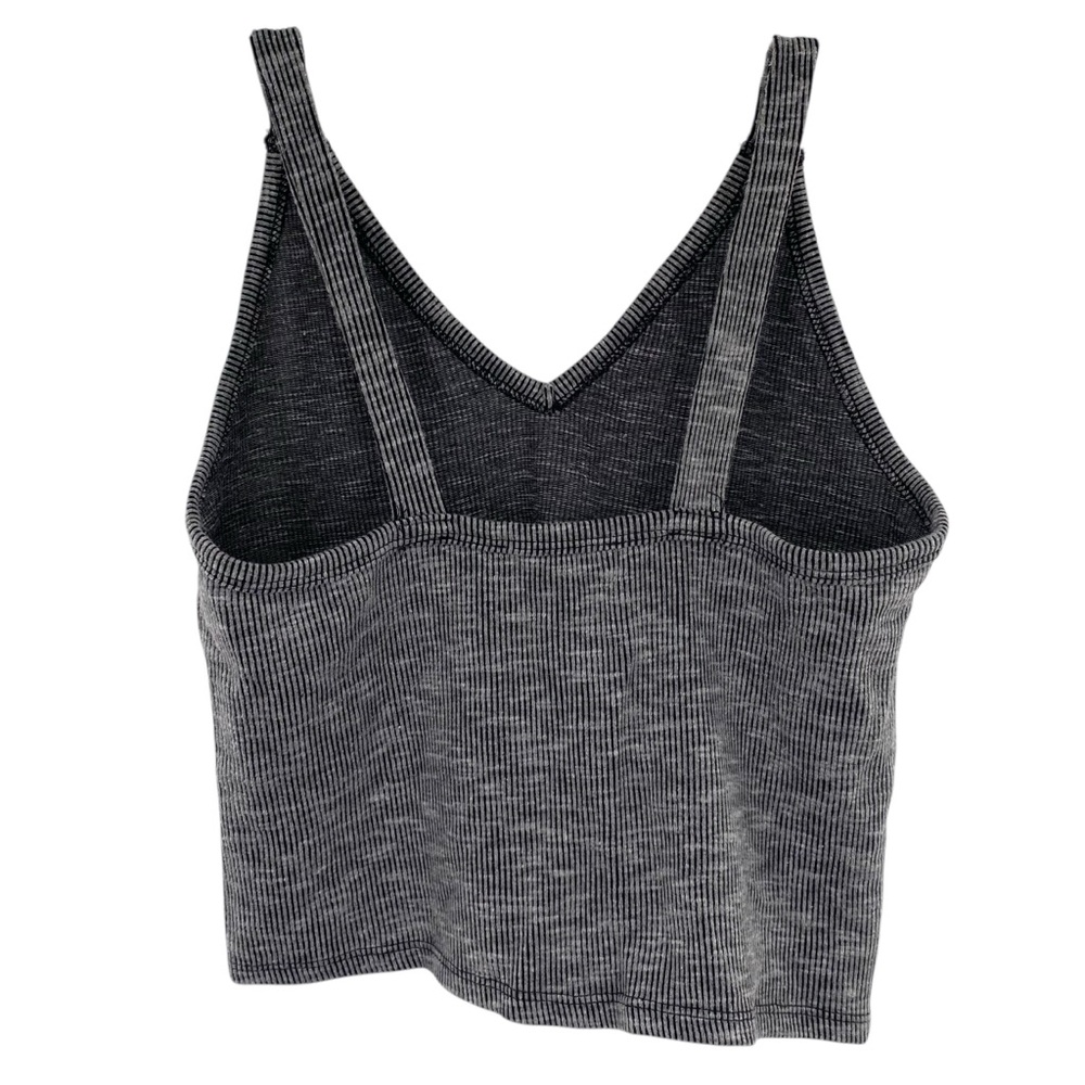 Blu Pepper Ribbed Cropped Tank Top Large - Picture 3 of 5